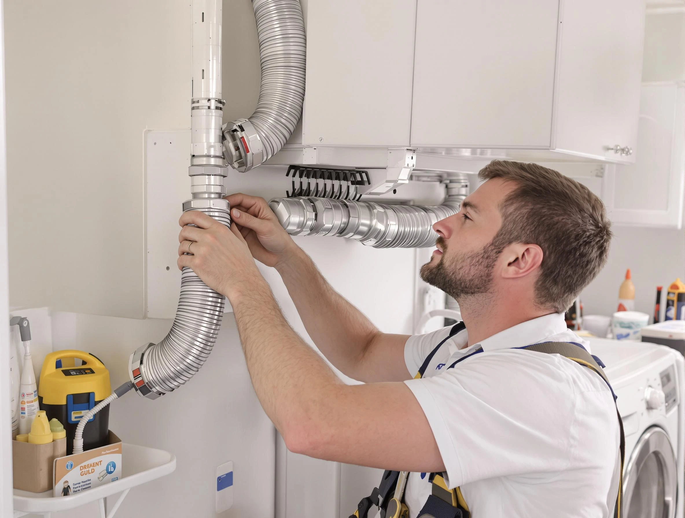 Professional dryer vent repair and installation by White House Dryer Vent Cleaning in White House
